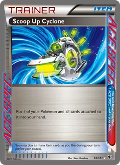 Scoop Up Cyclone card from Plasma Blast, number 95/101
