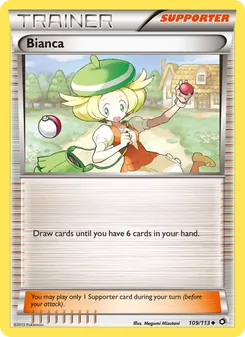 Bianca card from Legendary Treasures, number 109/113