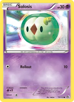 Solosis card from Legendary Treasures, number 73/113