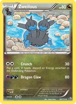 Zweilous card from Legendary Treasures, number 98/113