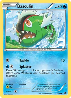 Basculin card from Emerging Powers, number 25/98