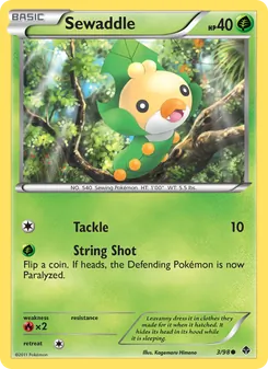 Sewaddle card from Emerging Powers, number 3/98