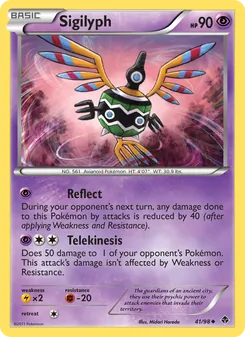 Sigilyph card from Emerging Powers, number 41/98