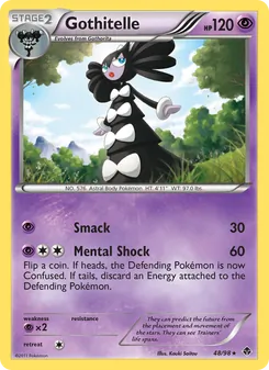 Gothitelle card from Emerging Powers, number 48/98