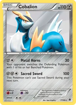 Cobalion card from Emerging Powers, number 77/98