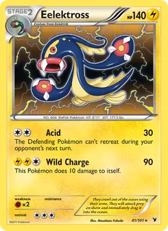 Eelektross card from Noble Victories, number 41/101