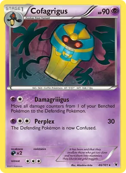 Cofagrigus card from Noble Victories, number 46/101