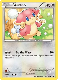 Audino card from Noble Victories, number 85/101
