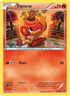Pansear card from Next Destinies, number 15/99