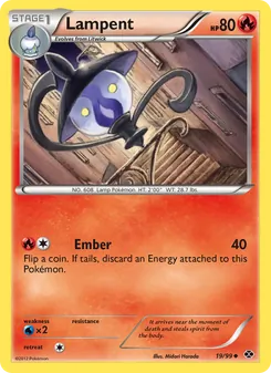 Lampent card from Next Destinies, number 19/99