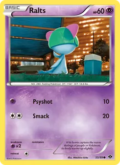 Ralts card from Next Destinies, number 55/99