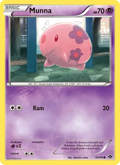 Munna card from Next Destinies, number 58/99