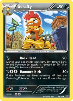 Scrafty card from Next Destinies, number 74/99