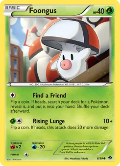 Foongus card from Next Destinies, number 8/99
