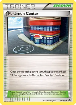 Pokémon Center card from Next Destinies, number 90/99