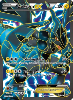 Zekrom-EX card from Next Destinies, number 97/99