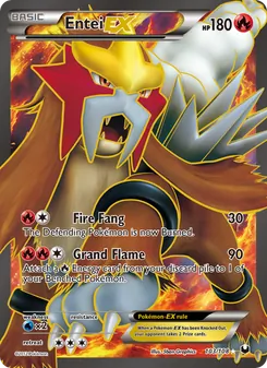 Entei-EX card from Dark Explorers, number 103/108