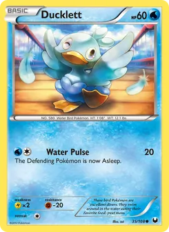 Ducklett card from Dark Explorers, number 35/108