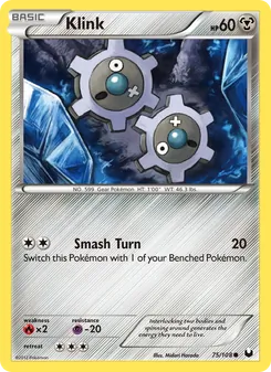 Klink card from Dark Explorers, number 75/108