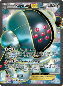 Registeel-EX card from Dragons Exalted, number 122/124
