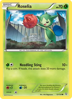 Roselia card from Dragons Exalted, number 13/124