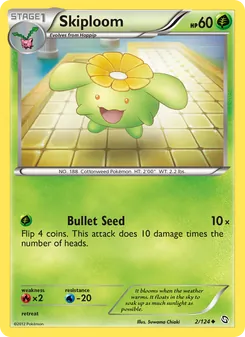 Skiploom card from Dragons Exalted, number 2/124