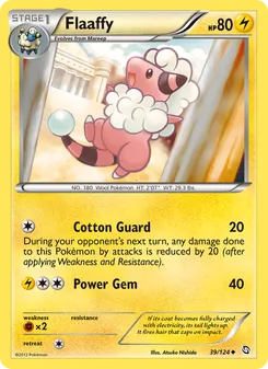 Flaaffy card from Dragons Exalted, number 39/124