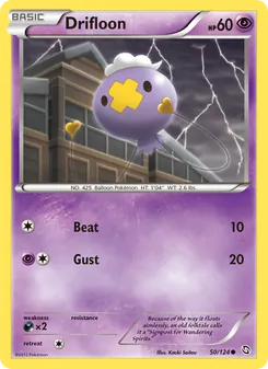 Drifloon card from Dragons Exalted, number 50/124
