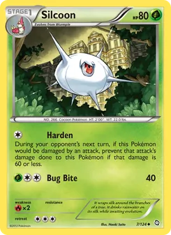 Silcoon card from Dragons Exalted, number 7/124
