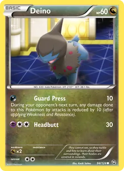 Deino card from Dragons Exalted, number 94/124