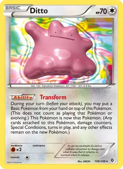 Ditto card from Boundaries Crossed, number 108/149