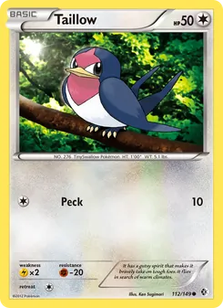 Taillow card from Boundaries Crossed, number 112/149