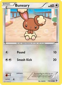 Buneary card from Boundaries Crossed, number 116/149