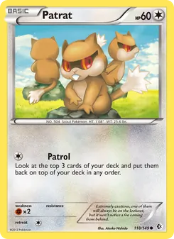 Patrat card from Boundaries Crossed, number 118/149