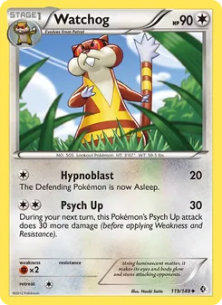 Watchog card from Boundaries Crossed, number 119/149