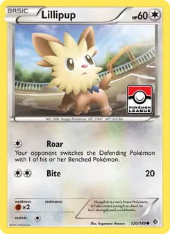 Lillipup card from Boundaries Crossed, number 120/149