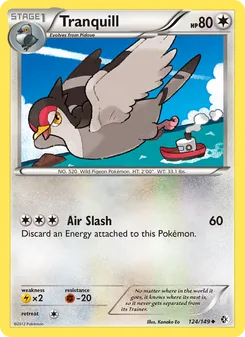 Tranquill card from Boundaries Crossed, number 124/149