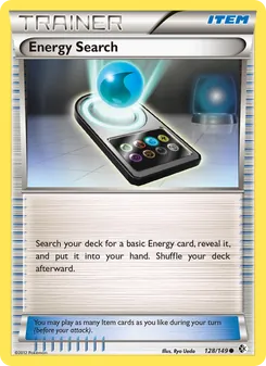 Energy Search card from Boundaries Crossed, number 128/149