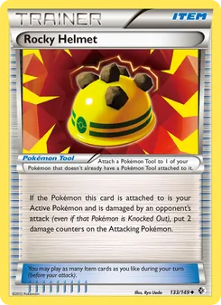 Rocky Helmet card from Boundaries Crossed, number 133/149