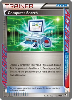 Computer Search card from Boundaries Crossed, number 137/149