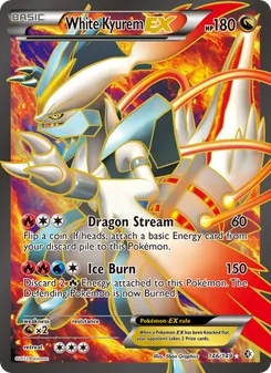 White Kyurem-EX card from Boundaries Crossed, number 146/149