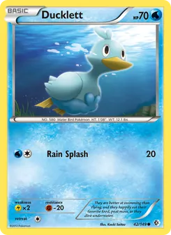 Ducklett card from Boundaries Crossed, number 42/149