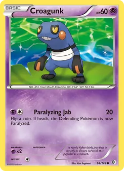 Croagunk card from Boundaries Crossed, number 64/149