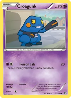 Croagunk card from Boundaries Crossed, number 65/149