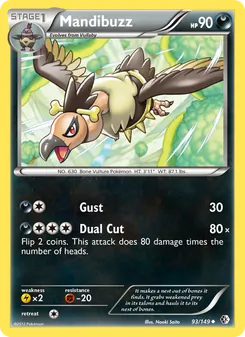 Mandibuzz card from Boundaries Crossed, number 93/149
