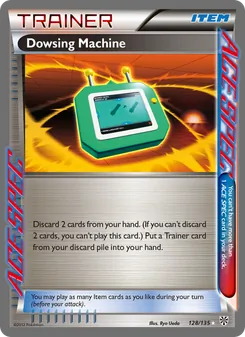 Dowsing Machine card from Plasma Storm, number 128/135