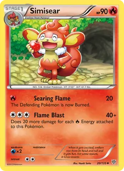 Simisear card from Plasma Storm, number 20/135