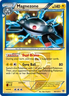 Magnezone card from Plasma Storm, number 46/135