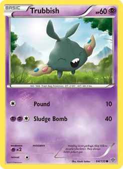 Trubbish card from Plasma Storm, number 64/135