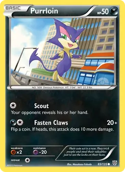 Purrloin card from Plasma Storm, number 83/135